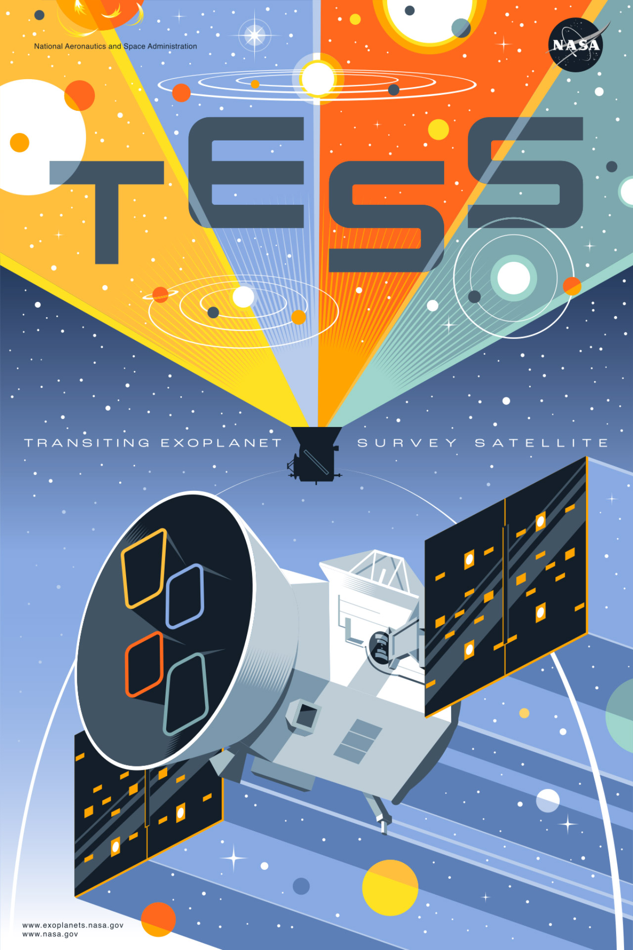 NASA Telescope poster - Tess